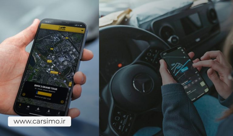 ردیاب ماشین متصل به گوشی